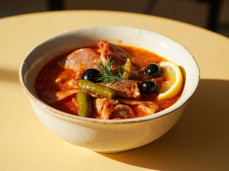 Солянка сборная мясная